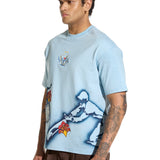 Stone wash Spray T-shirt