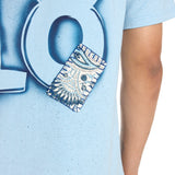 Stone wash Spray T-shirt