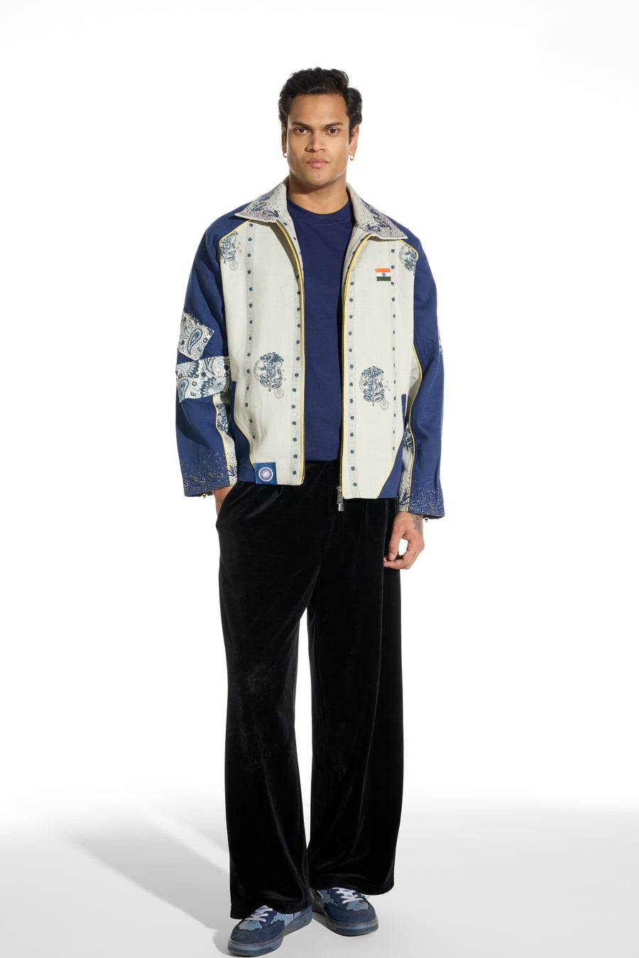 Striped Indigo Glory Jacket