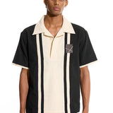 Stripe Black Polo Shirt