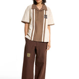 Stripe Beige Polo Shirt