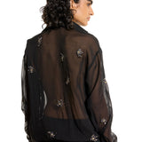 Organza Black Shirt
