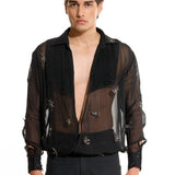 Organza Black Shirt