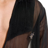 Organza Black Shirt
