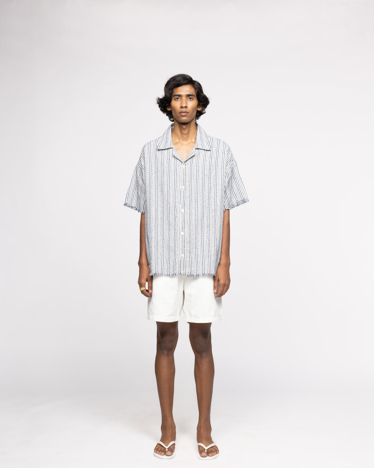 Striped Kantha - Shirt