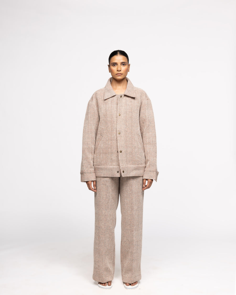 Organic Yarn Dyed Handwoven - Jacket