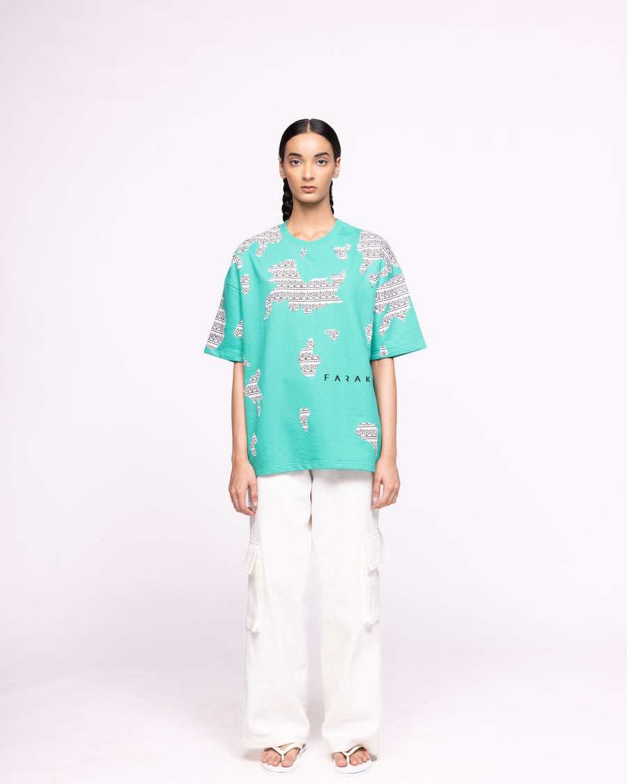 Subtext' Block Printed - Tshirt