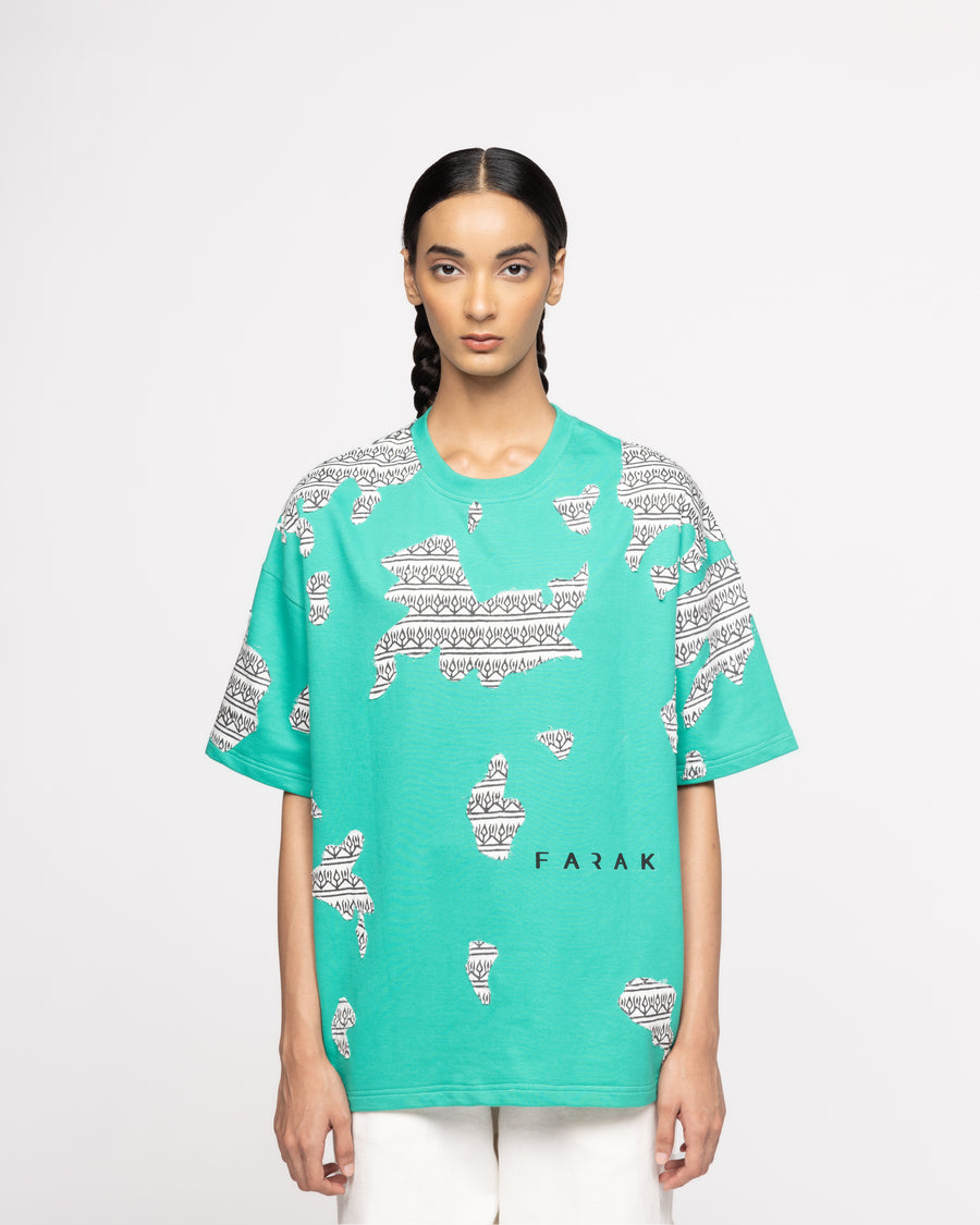 Subtext' Block Printed - Tshirt