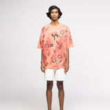 Coral Block Printed - Tshirt