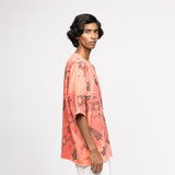 Coral Block Printed - Tshirt