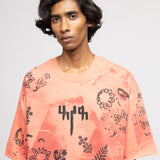 Coral Block Printed - Tshirt