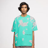 'Subtext' Block Printed - Tshirt