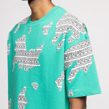 'Subtext' Block Printed - Tshirt