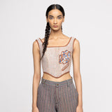 Upcycled Indigo Handmade - Corset