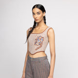 Upcycled Indigo Handmade - Corset