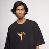 'Taaza Khabar' - Tshirt Black