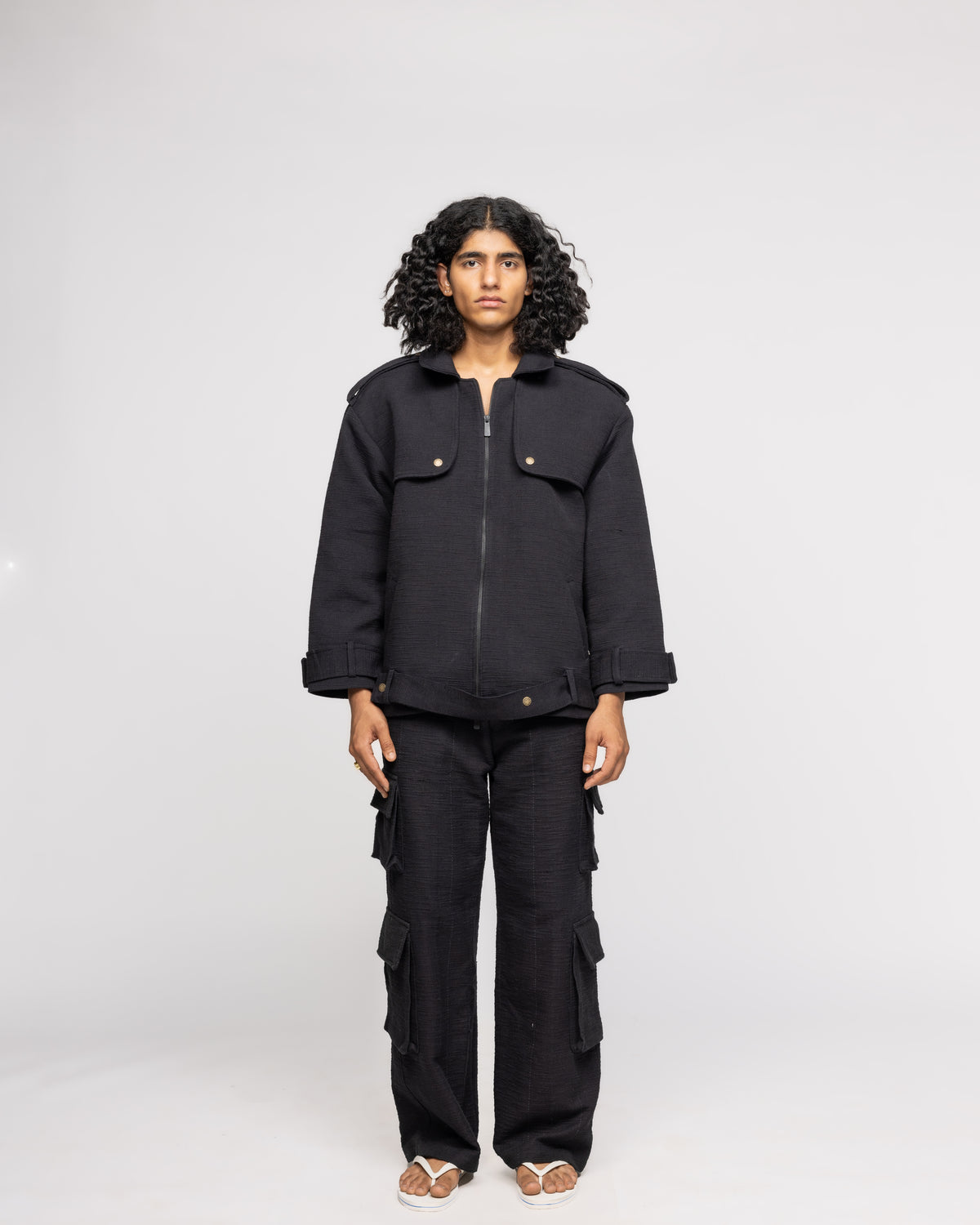 Handwoven Trench - Jacket