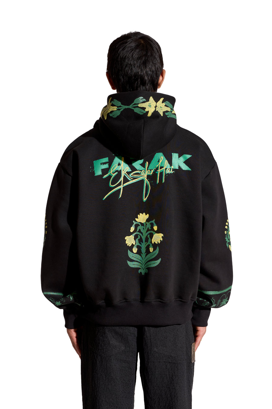 Farak Ek Safar Black Hoodie