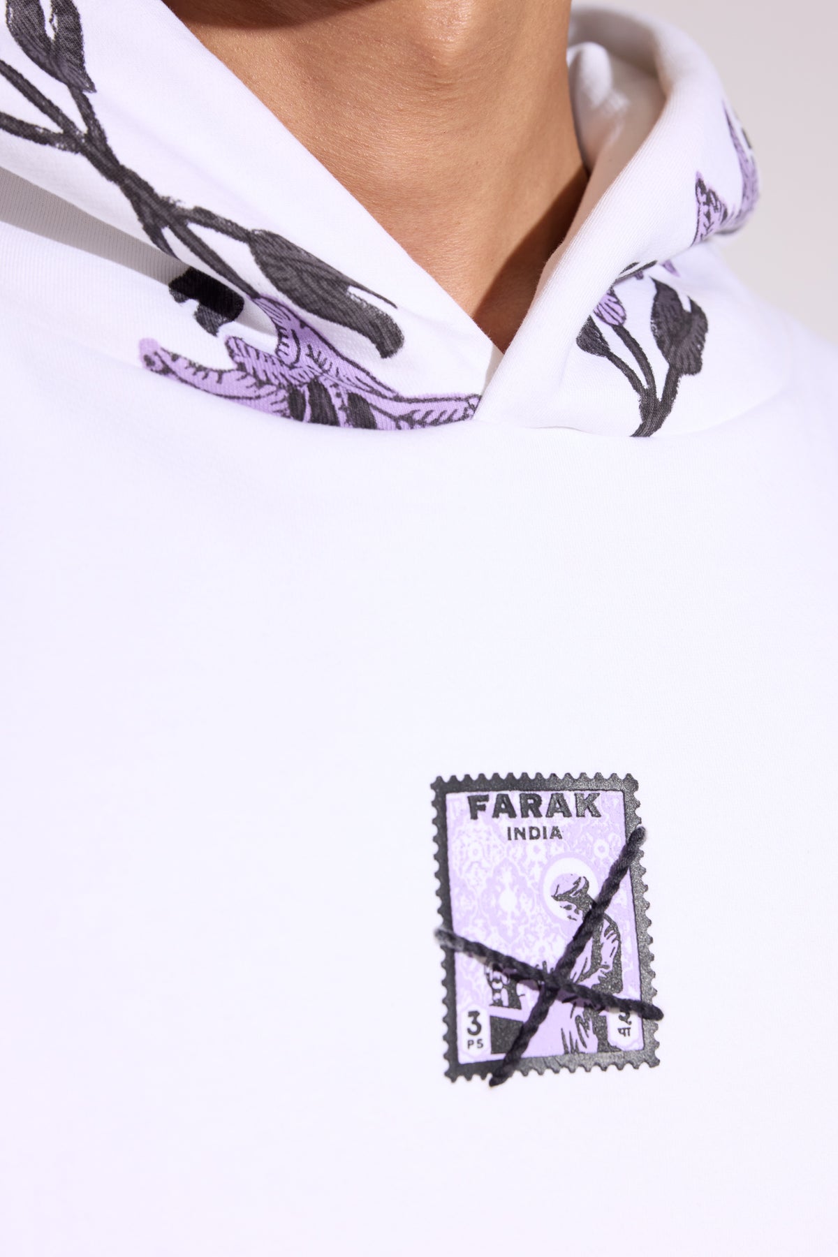 Farak Ek Safar White Hoodie