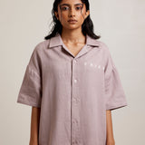 Mauve Handwoven  - Shirt