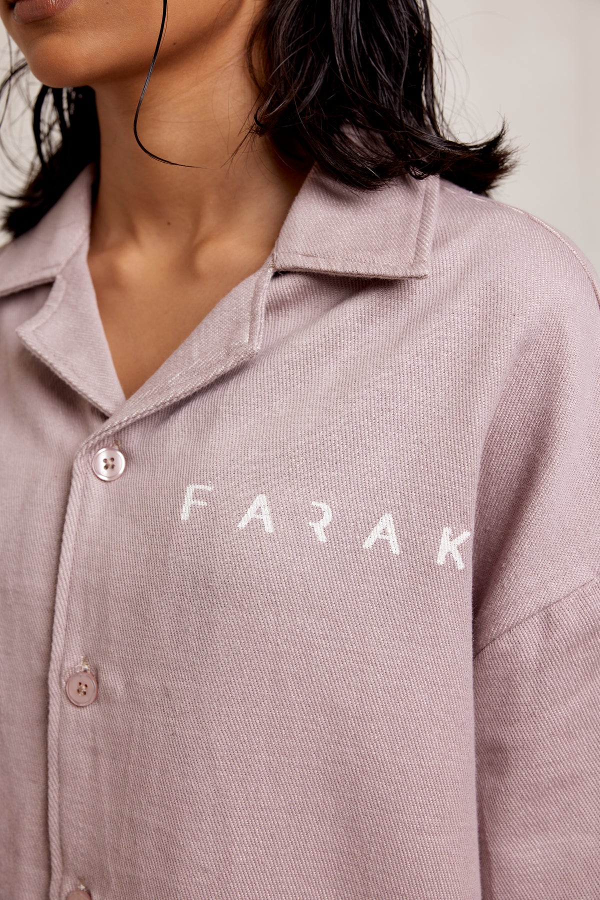 Mauve Handwoven - Shirt