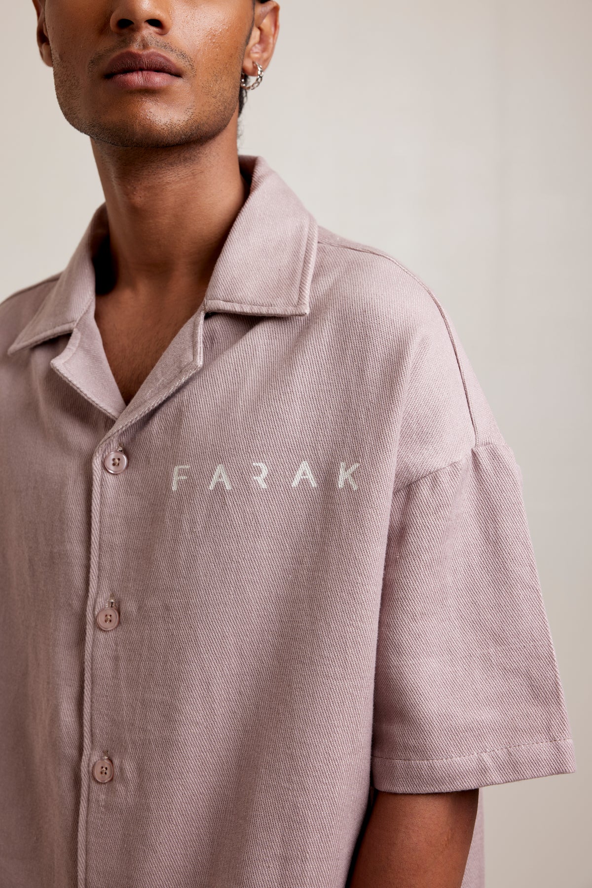 Mauve Handwoven - Shirt