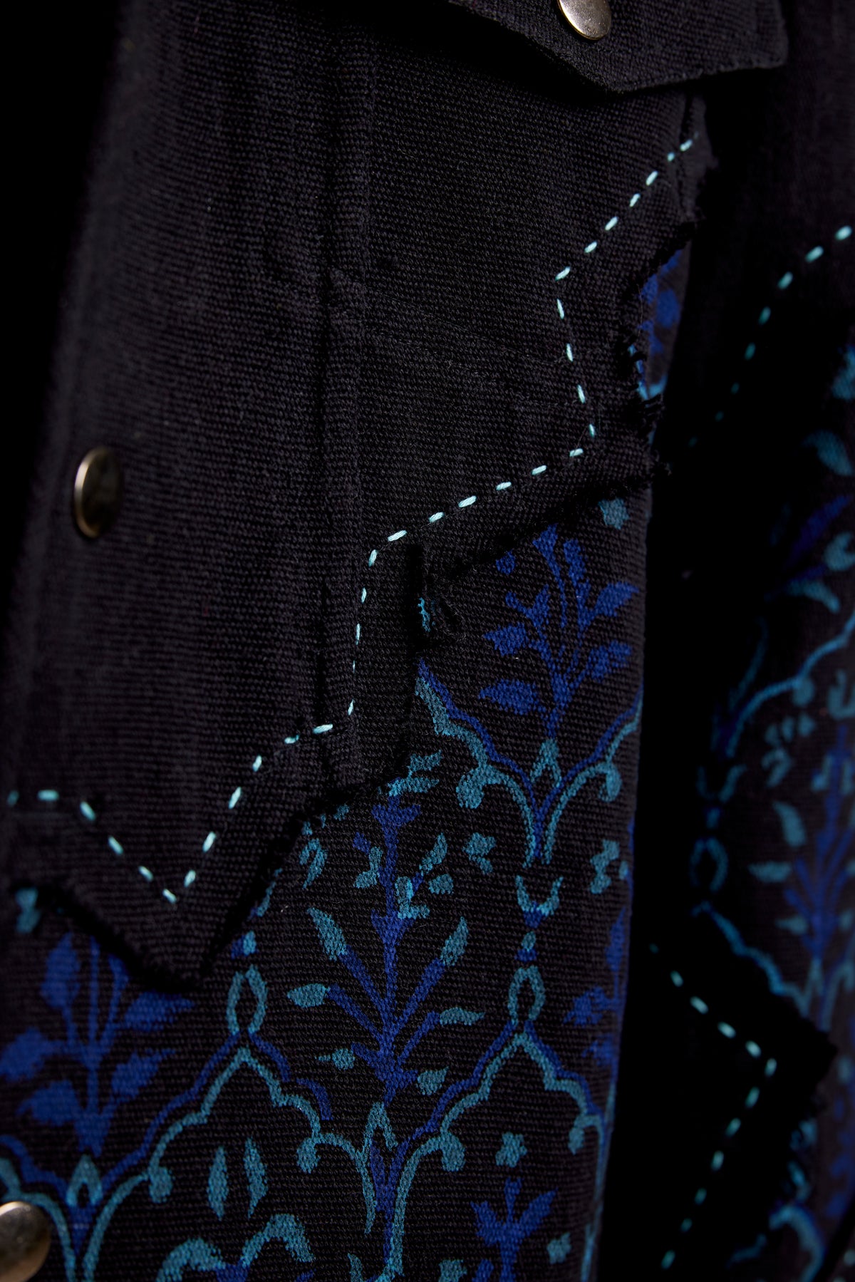Black Khadi Handwoven - Jacket 2.0