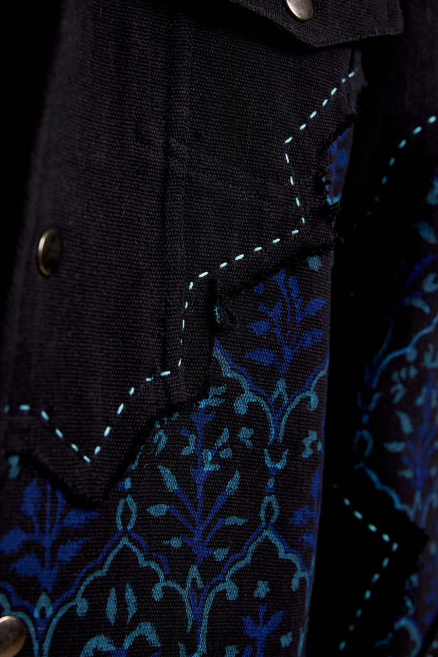 Black Khadi Handwoven - Jacket 2.0