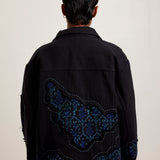 Black Khadi Handwoven - Jacket 2.0