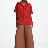 Basics Red Bagru Shirt