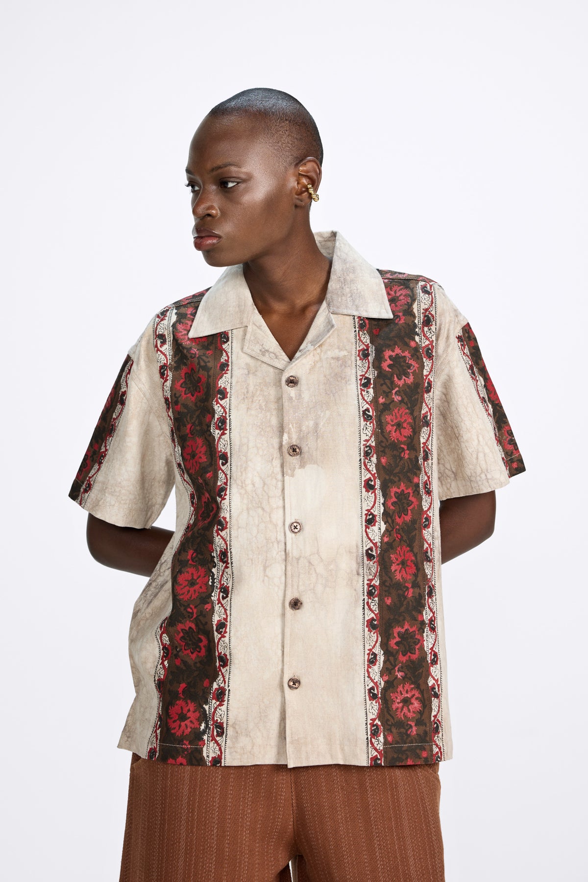 Bagru Stripe Handmade Shirt