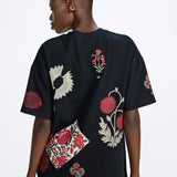 'Thinking Loud' Block-Printed T-shirt