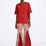 Basics Red Bagru T-shirt