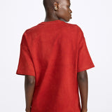 Basics Red Bagru T-shirt