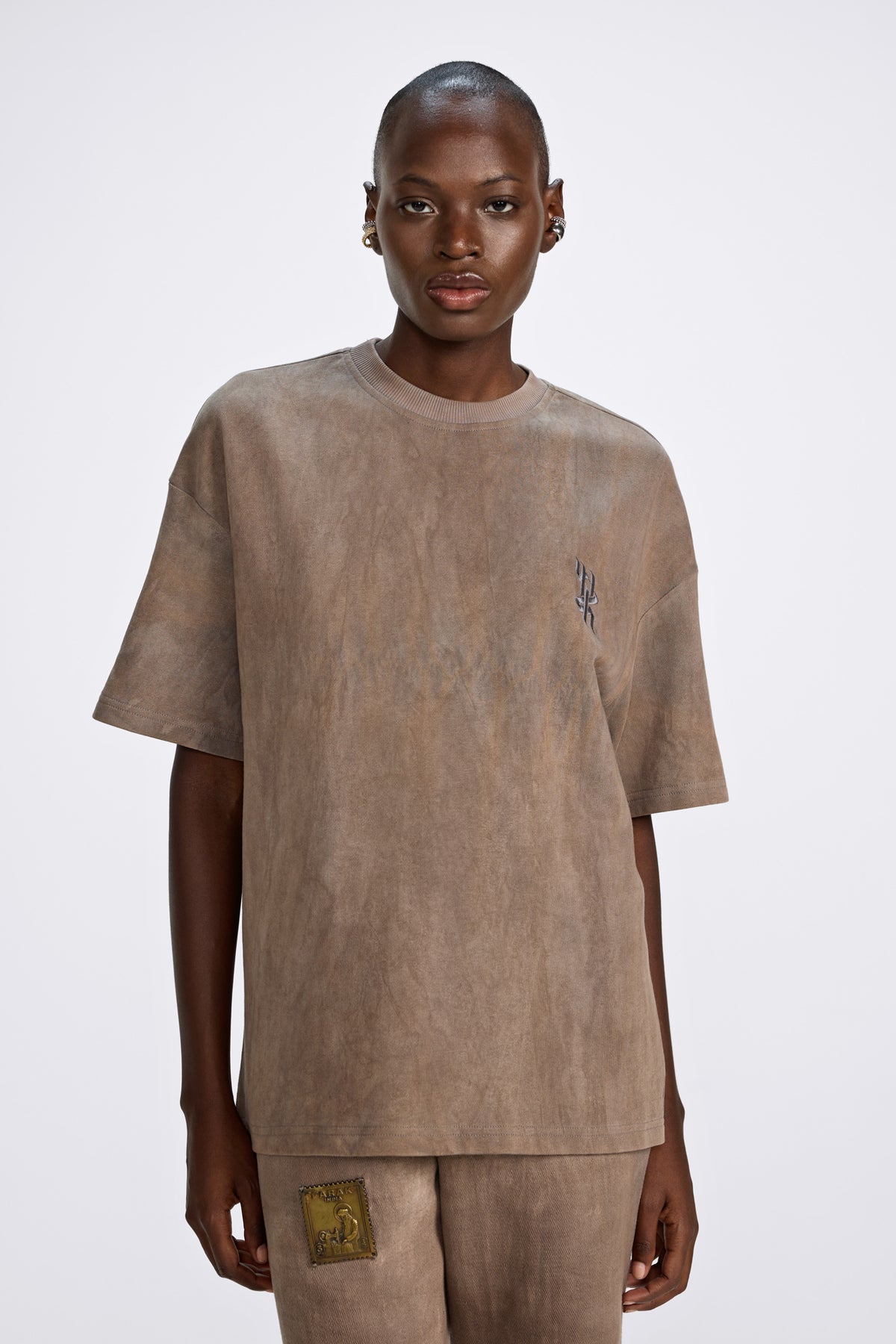 Basics Grey Bagru T-shirt