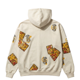 Mustard Blockprinted Hoodie