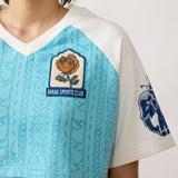'FARAK Sports Club' Blockprint Women's T-Shirt