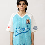 'FARAK Sports Club' Blockprinted T-shirt
