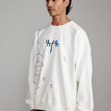 “Shama- Parvana” Embroidered Sweatshirt