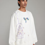“Shama- Parvana” Embroidered Sweatshirt