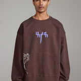 "Raat Akeli Hai" Blockprinted  Sweatshirt