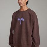"Raat Akeli Hai" Blockprinted  Sweatshirt