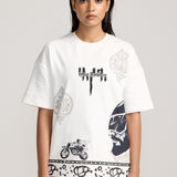 “Roar of a Legend” Block-Print T-shirt