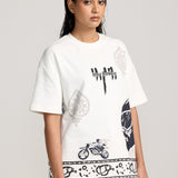 “Roar of a Legend” Block-Print T-shirt