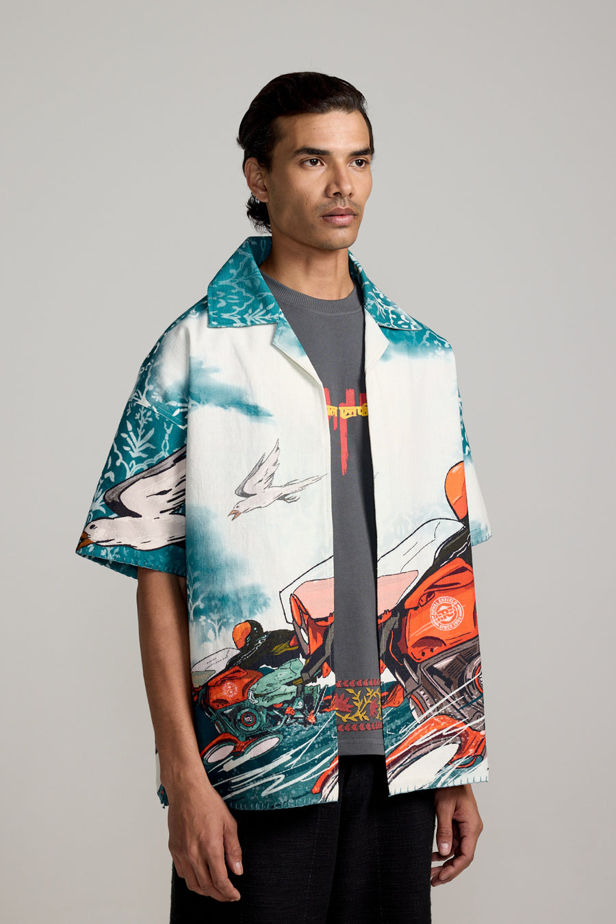 Freedom Life Freedom Ride' Digital Print - Shirt
