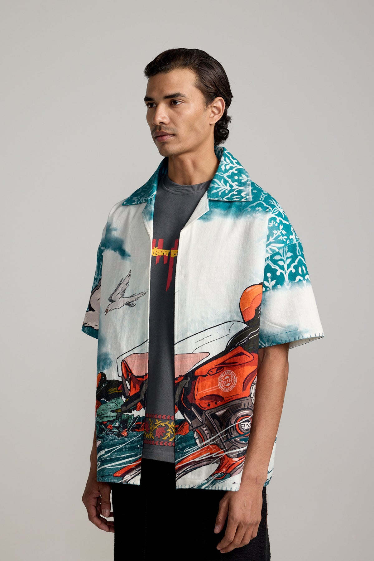 Freedom Life Freedom Ride' Digital Print - Shirt