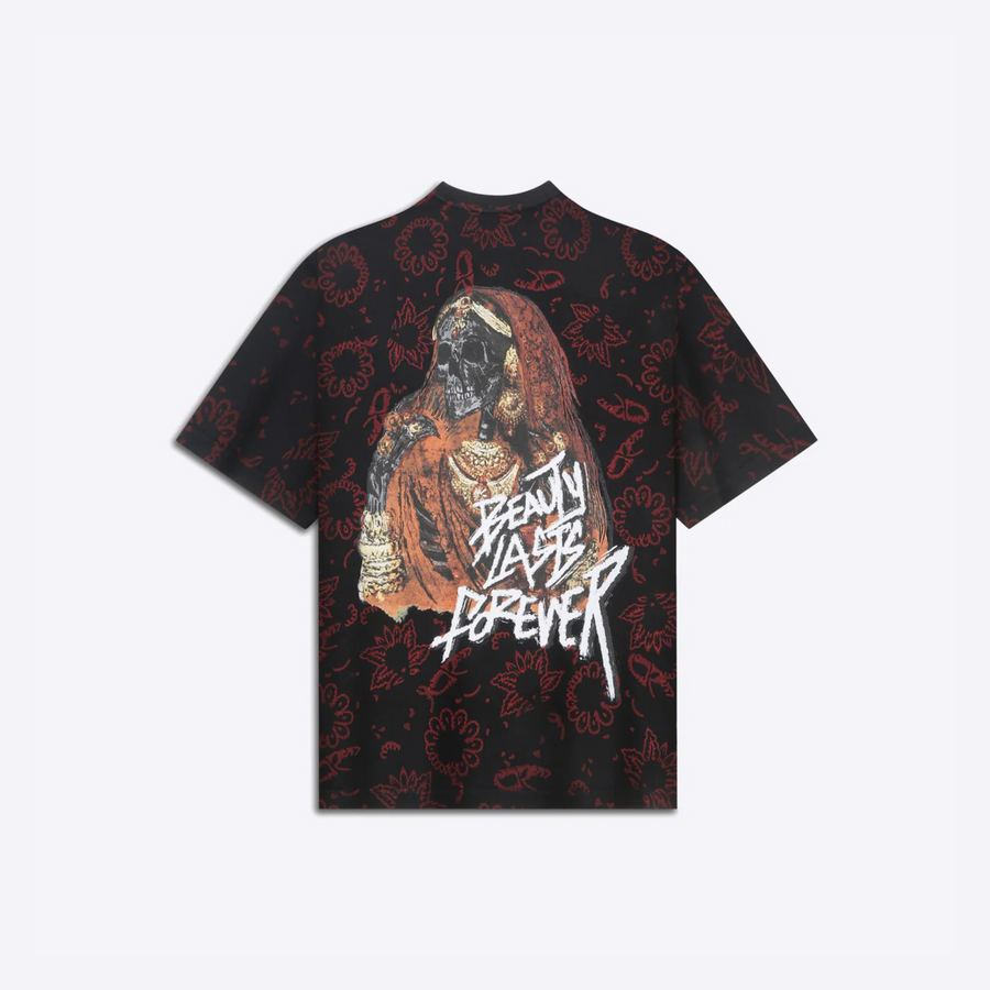 "Beauty Lasts Forever" Blockprint - Tshirt