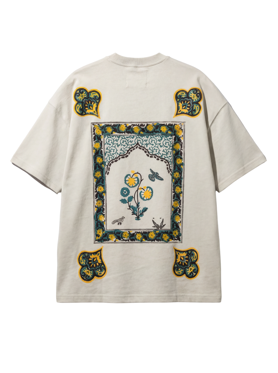 "Sage Green" Blockprint T-shirt