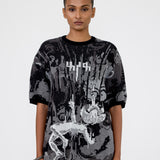 'Leap of Faith' jacquard T-shirt