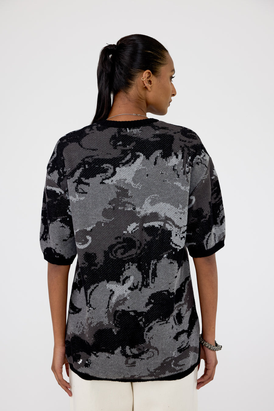 Leap of Faith' jacquard T-shirt